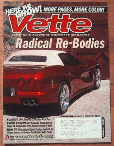 VETTE 2004 MAR - RE-BODIES, BUBBLE-TOP '55, WOODWARD